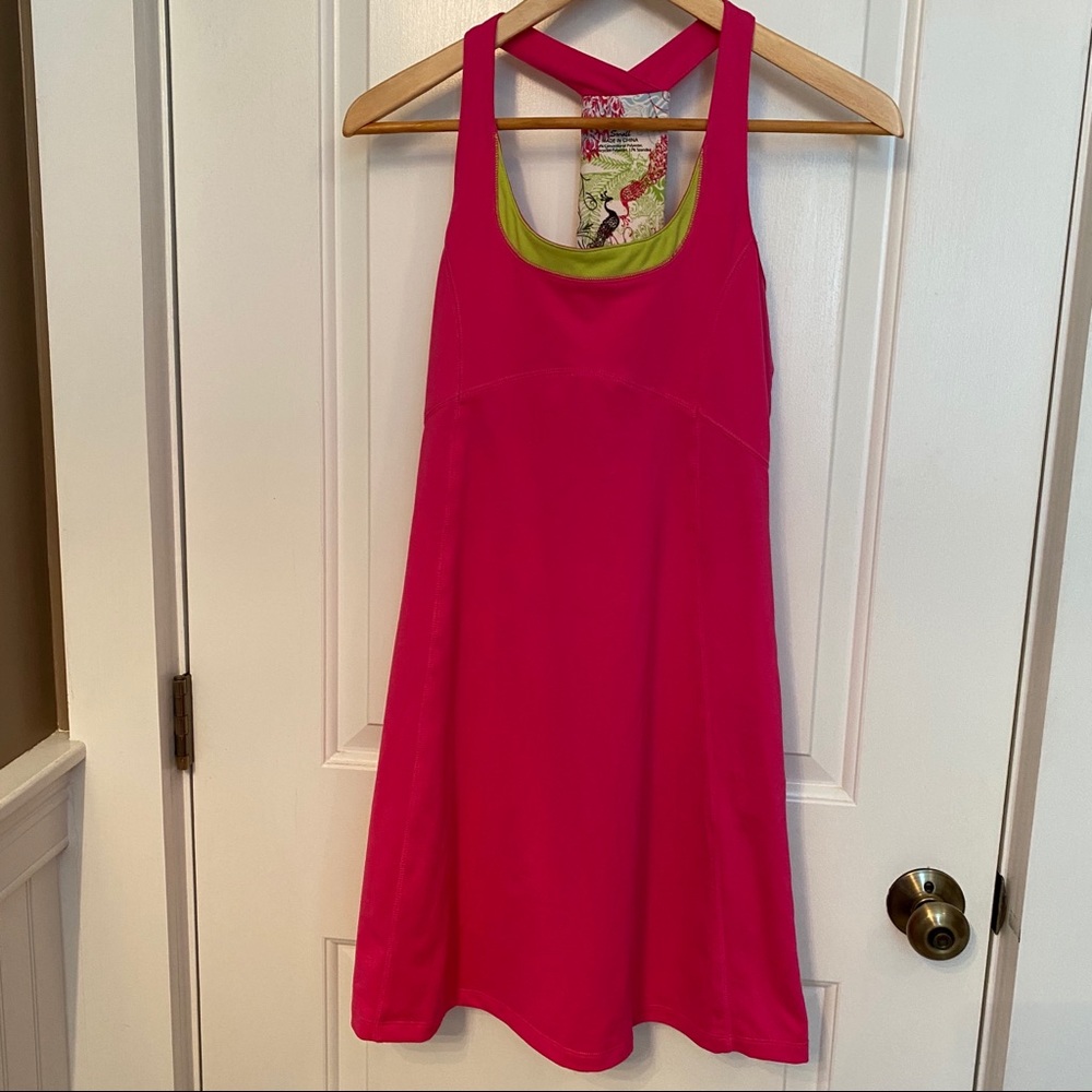 SOYBU BARBIE CORE DRESS TBACK PINK STRETCH ACTIVE SHELF BRA Size S